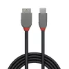 Lindy 2m USB 3.2 Typ C auf Micro-B Kabel, Anthra Line, 2 m, USB C, Micro-USB B, USB 3.2 Gen 1 (3.1 Gen 1), Schwarz