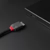 Lindy 2m USB 3.2 Typ C auf Micro-B Kabel, Anthra Line, 2 m, USB C, Micro-USB B, USB 3.2 Gen 1 (3.1 Gen 1), Schwarz