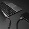 Lindy 2m USB 3.2 Typ C auf Micro-B Kabel, Anthra Line, 2 m, USB C, Micro-USB B, USB 3.2 Gen 1 (3.1 Gen 1), Schwarz