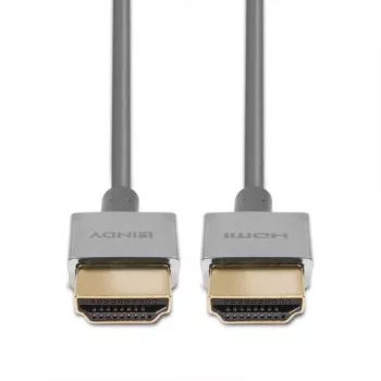 Lindy Ultra High Speed HDMI schlank-Kabel, 0,5 m, 0,5 m, HDMI Typ A (Standard), HDMI Typ A (Standard), 48 Gbit/s, Weiß