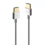 Lindy Ultra High Speed HDMI schlank Kabel 1m, 1 m, HDMI Typ A (Standard), HDMI Typ A (Standard), 48 Gbit/s, Weiß