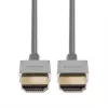 Lindy Ultra High Speed HDMI schlank Kabel 1m, 1 m, HDMI Typ A (Standard), HDMI Typ A (Standard), 48 Gbit/s, Weiß