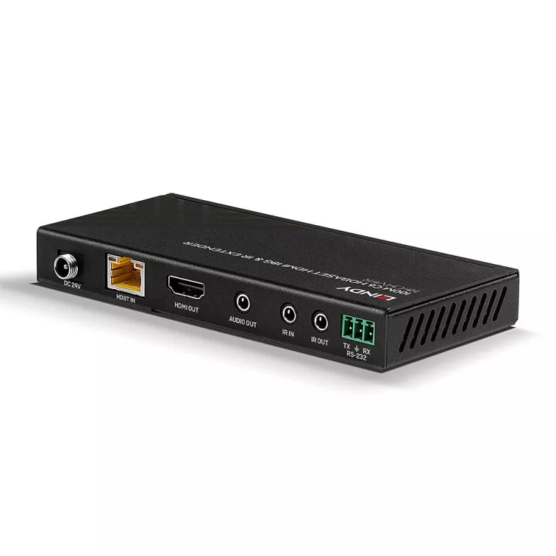 Lindy 100m Cat.6 HDMI 4K60, IR und RS-232 HDBaseT Extender, Receiver