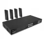 Lindy 150m Cat.6 4x4 HDMI 4K60 HDBaseT Matrix Extender, 3840 x 2160 Pixel, AV-Sender & -Empfänger, 150 m, Kabelgebunden, Schwarz, HDCP