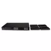Lindy 150m Cat.6 4x4 HDMI 4K60 HDBaseT Matrix Extender, 3840 x 2160 Pixel, AV-Sender & -Empfänger, 150 m, Kabelgebunden, Schwarz, HDCP