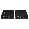 Lindy HDMI, KVM & IR over IP Extender, Sender & Empfänger, Kabelgebunden, 150 m, Cat5e, Cat6, Schwarz, Metall