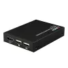 Lindy HDMI, KVM & IR over IP Extender, Receiver, Transmitter & Receiver, Kabelgebunden, 150 m, Cat5e, Cat6, Schwarz, Metall