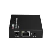 Lindy HDMI, KVM & IR over IP Extender, Receiver, Transmitter & Receiver, Kabelgebunden, 150 m, Cat5e, Cat6, Schwarz, Metall