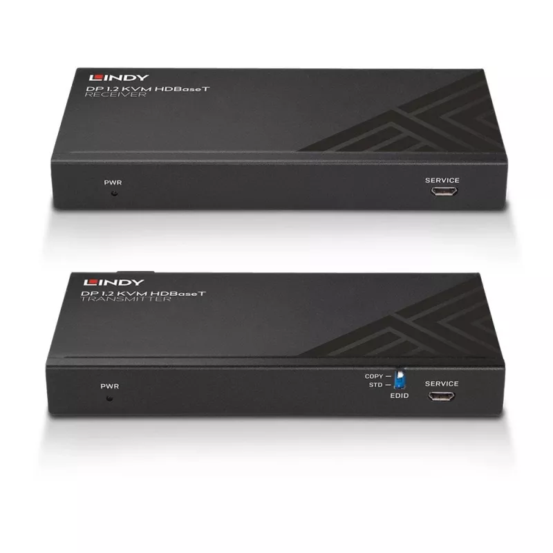 Lindy 150m Cat.6 DisplayPort 1.2, USB, IR und RS-232 HDBaseT KVM Extender
