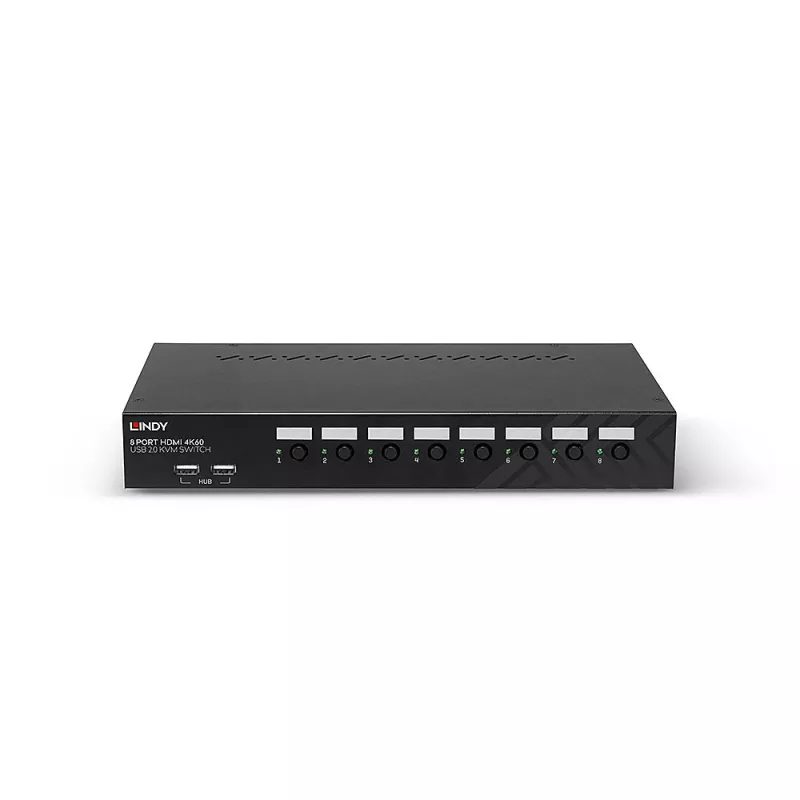 Lindy 39538 KVM-Switch Rack-Montage Schwarz