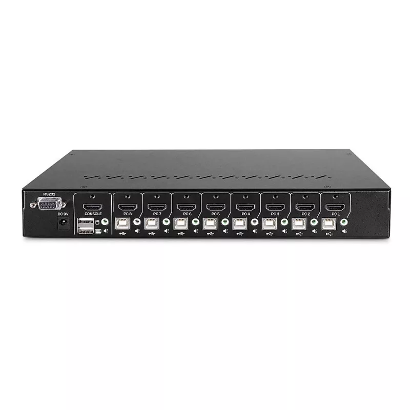 Lindy 39538 KVM-Switch Rack-Montage Schwarz