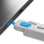 Lindy HDMI Port Blocker Kit, Blau (1x Schlüssel, 4x Sperren), Portblocker + Schlüssel, HDMI, Blau, Grau, Acrylnitril-Butadien-Styrol (ABS), 1 Stk., Polybeutel