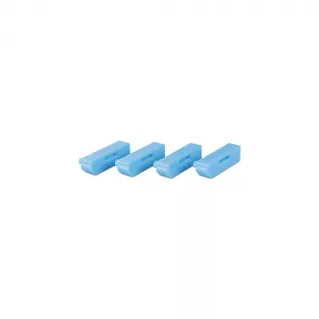 Lindy 40324 Port-Blocker Port-Blocker + Schlüssel DisplayPort Blau Acrylnitril-Butadien-Styrol (ABS) 5 Stück