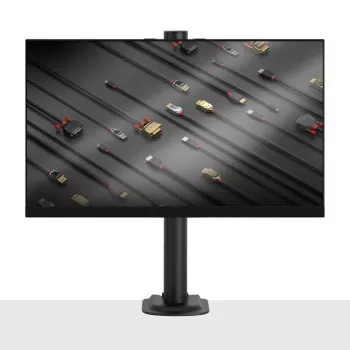 Lindy Stubby Feste Display-Halterung, 8 kg, 33 cm (13 Zoll), 81,3 cm (32 Zoll), 75 x 75 mm, 100 x 100 mm, Schwarz