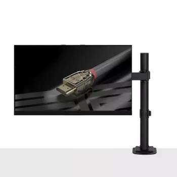 Lindy Einfach Verstellbare Monitorhalterung, 8 kg, 33 cm (13 Zoll), 81,3 cm (32 Zoll), 75 x 75 mm, 100 x 100 mm, Schwarz