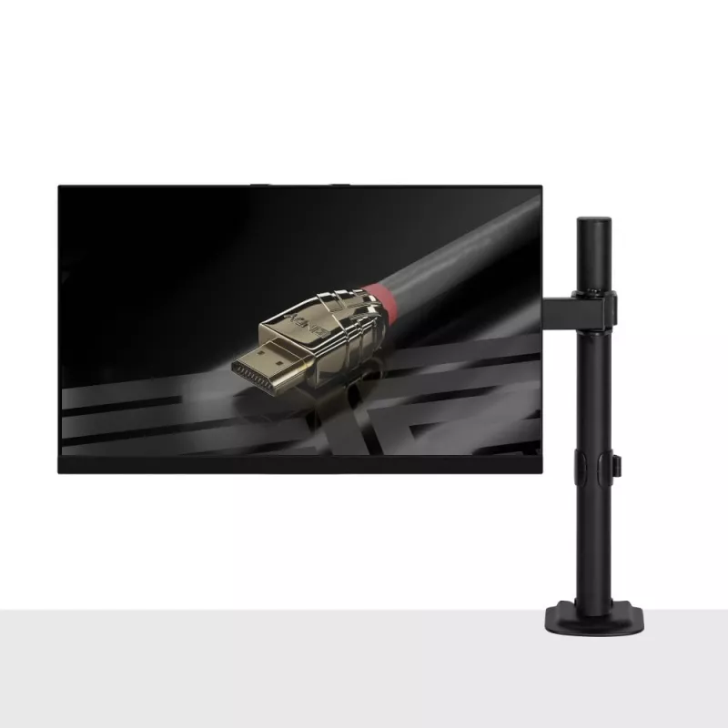 Lindy Einfach Verstellbare Monitorhalterung, 8 kg, 33 cm (13 Zoll), 81,3 cm (32 Zoll), 75 x 75 mm, 100 x 100 mm, Schwarz