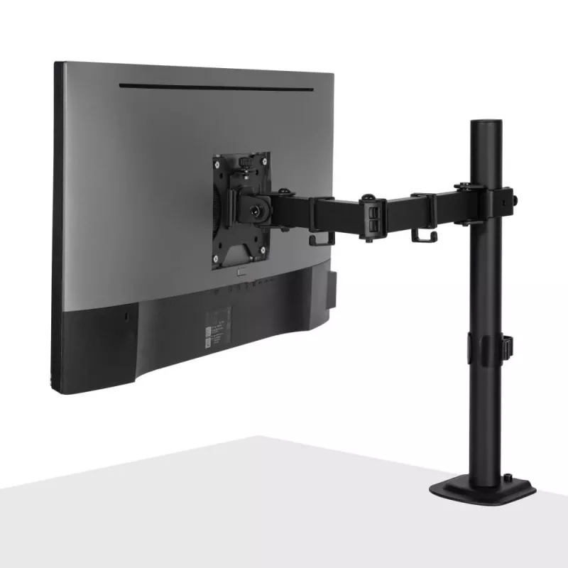 Lindy Einfach Verstellbare Monitorhalterung, 8 kg, 33 cm (13 Zoll), 81,3 cm (32 Zoll), 75 x 75 mm, 100 x 100 mm, Schwarz