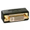 Lindy Premium DVI-D-Kupplung, Stecker auf Buchse, DVI-I, DVI-D, Schwarz