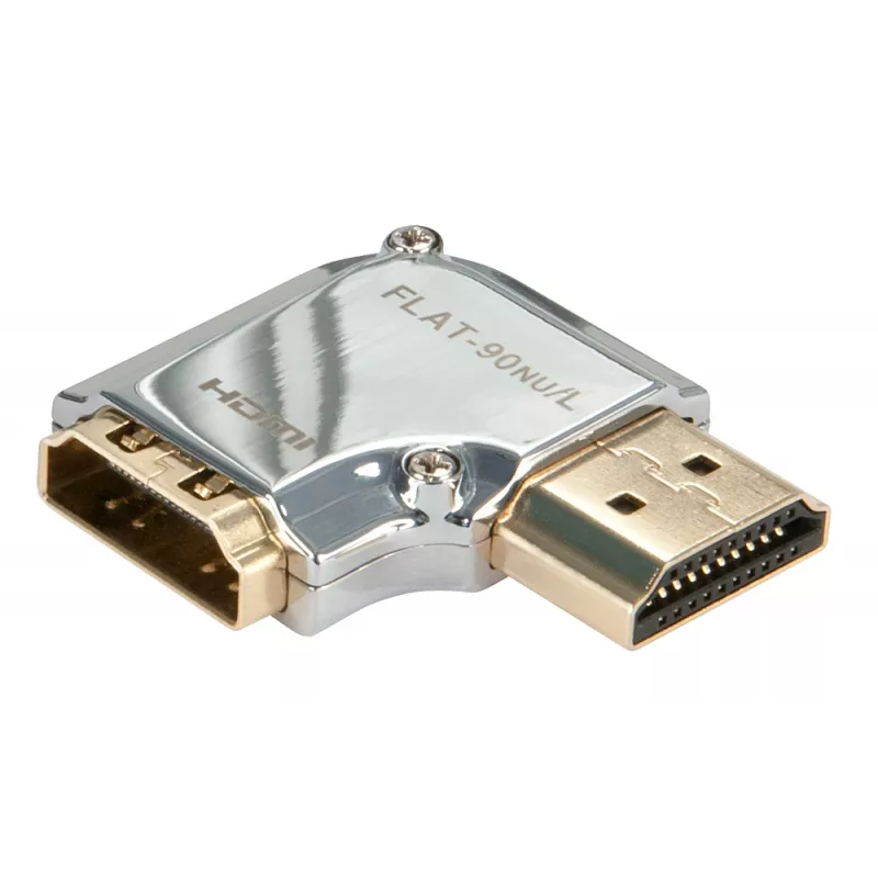 Lindy CROMO HDMI-Stecker auf HDMI-Buchse 90-Grad-Winkeladapter - Links
