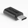Lindy USB 3.2 Typ-C-auf-C-Adapter, USB 3.2 Typ-C, USB 3.2 Typ-C, Schwarz