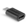 Lindy USB 3.2 Typ-C-auf-C-Adapter, USB 3.2 Typ-C, USB 3.2 Typ-C, Schwarz