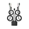 Lindy 2-Port DisplayPort 1.2, USB 2.0 und Audio Kabel-KVM-Switch