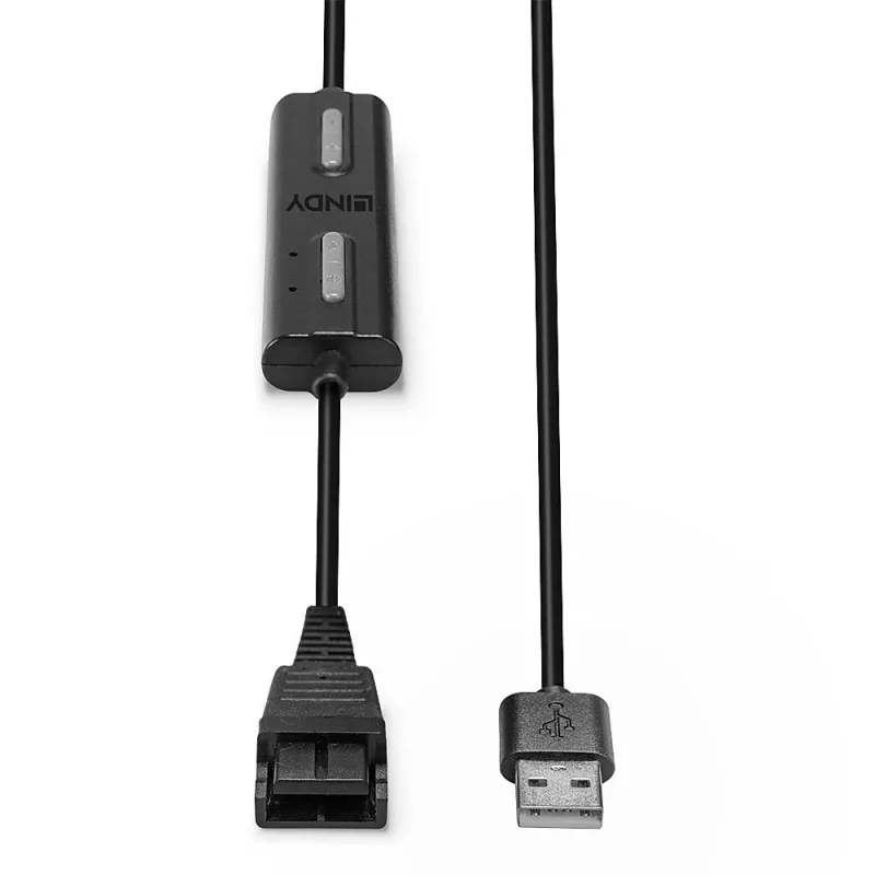 Lindy USB Typ A auf Jabra Quick Disconnect Headset-Adapter
