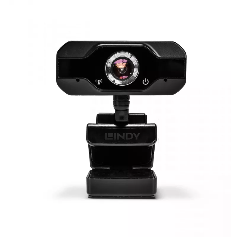 Lindy Full HD 1080p Webcam mit Mikrofon, 1920 x 1080 Pixel, Full HD, 30 fps, Manuell, Auto, 110°