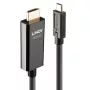 Lindy 10m USB Type C to HDMI 4K60 Adapter Kabel with HDR, 10 m, USB Type-C, HDMI Type A (Standard), Male, Male, gerade