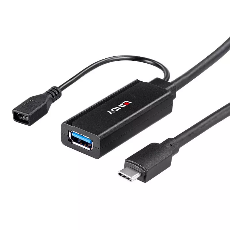 Lindy 5m USB 3.2 Gen 1 C/A Aktive Verlängerung
