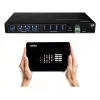 Lindy 4x4 USB 3.2 Gen 1 Matrix Switch, 5 Gbit/s, Schwarz, Metall, Drehregler, CE, FCC, RoHS & REACH, USB Typ-A, USB Typ-B