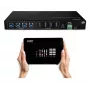 Lindy 4x4 USB 3.2 Gen 1 Matrix Switch, 5 Gbit/s, Schwarz, Metall, Drehregler, CE, FCC, RoHS & REACH, USB Typ-A, USB Typ-B