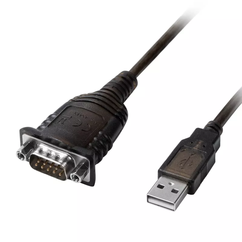 Lindy 43413 serielles Kabel Grau 1,5 m USB Typ-A RS-232