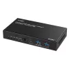 Lindy 100m Cat.6A 2 Host USB 3.2 Gen 1 HDBaseT Extender, Netzwerk-Sender & -Empfänger, 100 m, 480 Mbit/s, Cat6a, VS6320, Phosphorbronze