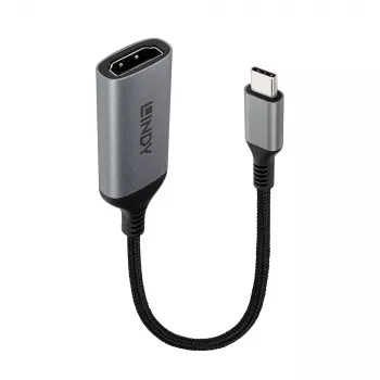Lindy 43428 Videokabel-Adapter 0,15 m USB Type-C HDMI Grau