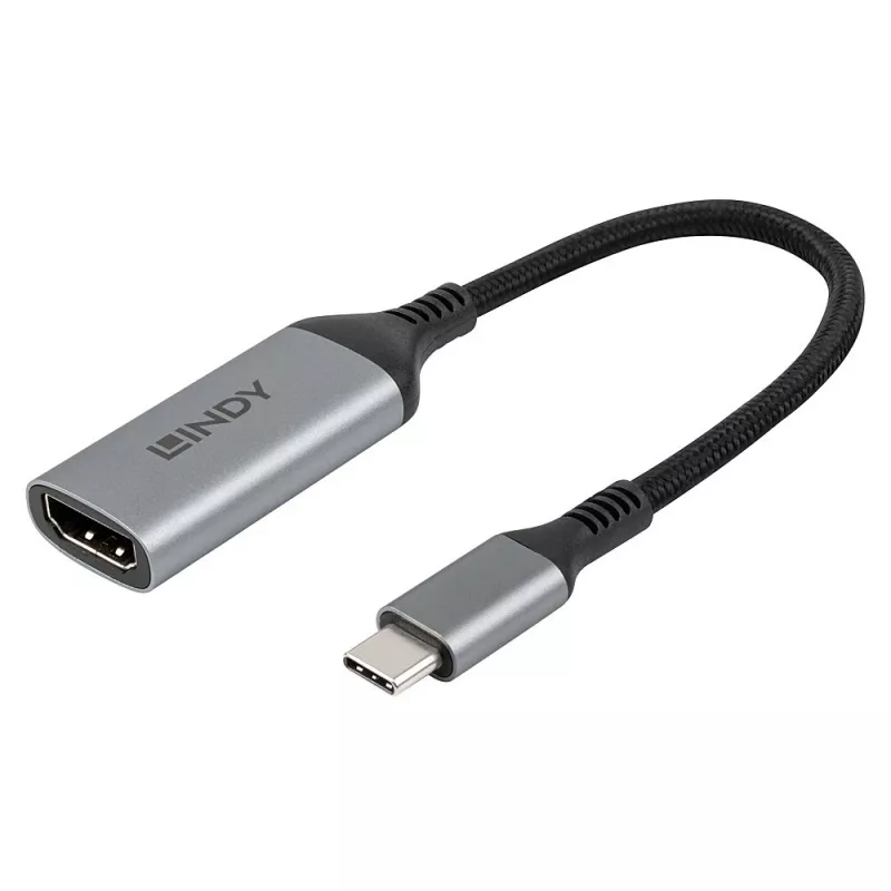 Lindy 43428 Videokabel-Adapter 0,15 m USB Type-C HDMI Grau
