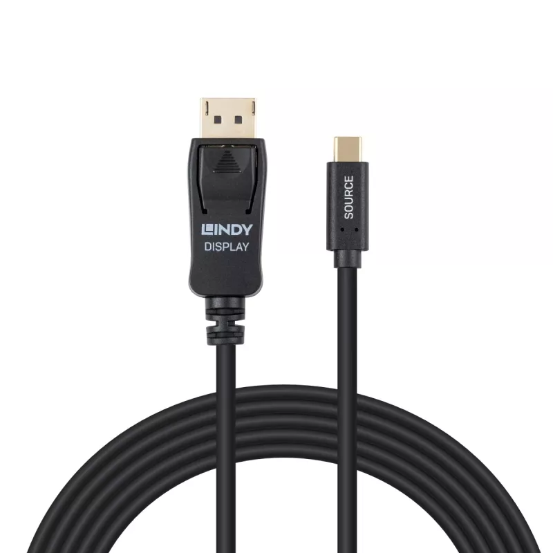 Lindy 2m USB Type C zu DisplayPort 4K60 Adapterkabel mit HDR