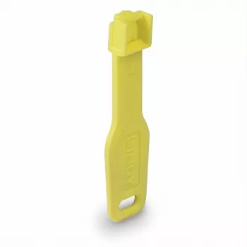 Lindy RJ45 Port Locks Gelb, 10x + 1 Schlüssel, Portblocker + Schlüssel, RJ-45, Gelb, Acrylnitril-Butadien-Styrol (ABS), 10 Stk., Polybeutel
