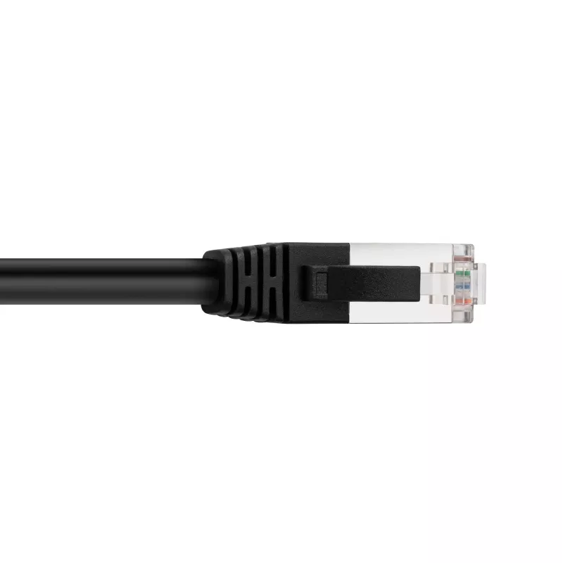 Lindy 0,2m RJ-45 Cat.6A Break-Away Adapter, 0,2 m, Cat6a, RJ-45, RJ-45, Schwarz, Rot