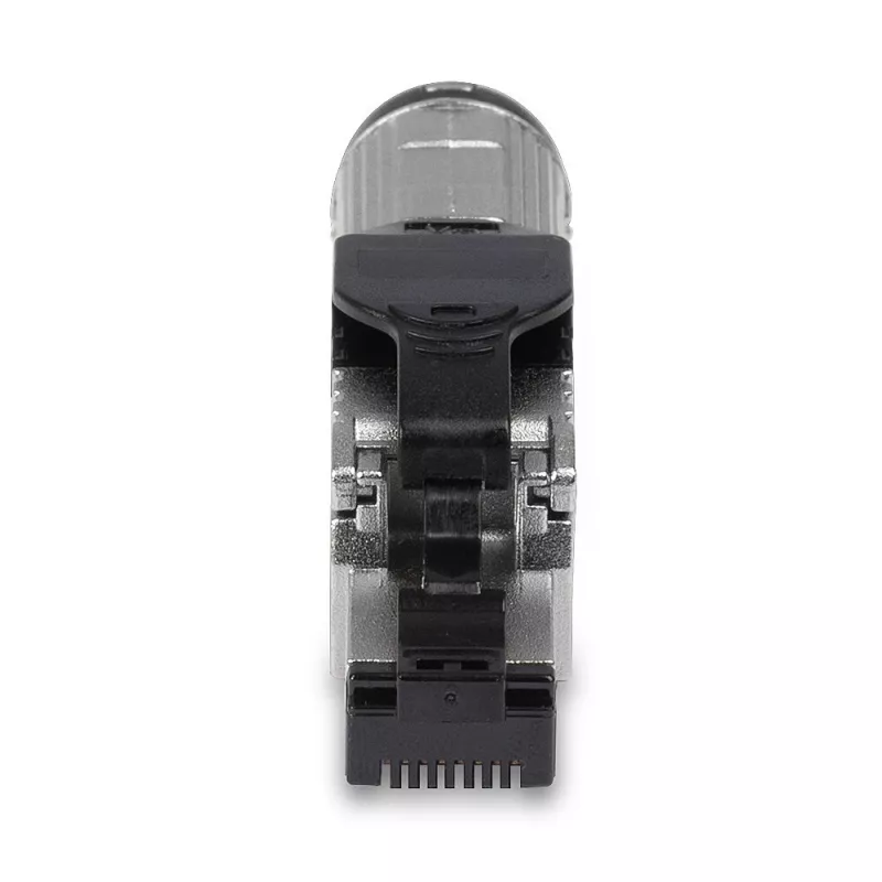 Lindy RJ-45 Cat.6/6A werkzeugloser Feldkonfektionierungsstecker, RJ45, Schwarz, Silber, Metall, CE, REACH, RoHS, UKCA, 240 g, 133 mm