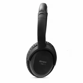 Lindy LH500XW Headset Kabelgebunden & Kabellos Kopfband Micro-USB Bluetooth Schwarz