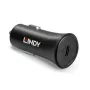 Lindy Single Port USB Type C PD Auto-Ladegerät, 27 W, Auto, Zigarettenanzünder, 12 V, 3 A, Schwarz