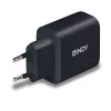 Lindy 73426 mobiles Ladegerät Universal Schwarz AC Schnellladung Innenbereich