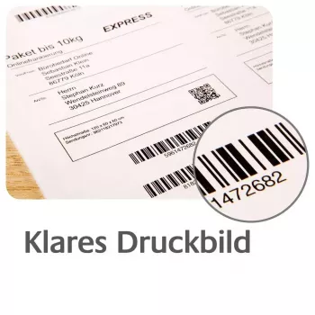 Selbstklebendes Druckeretikett Avery TD8050-25