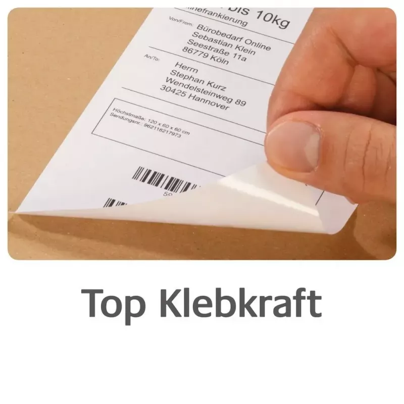 Selbstklebendes Druckeretikett Avery TD8050-25