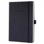 Notizbuch Sigel CO109 A5 194 Blatt Schwarz