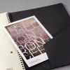 Schreibblock Sigel CONCEPTUM A5 160 Blatt Schwarz