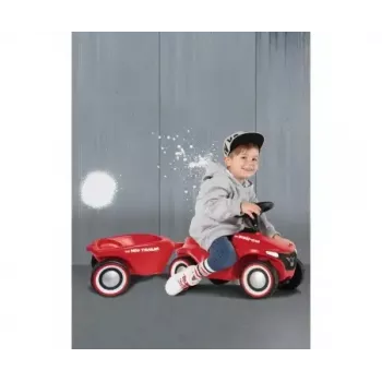Spielzeugautoanhänger Simba‑Dickie BIG Bobby‑Car Neo Trailer — Kunststoff, rot, für Kinder von 1–5 Jahren