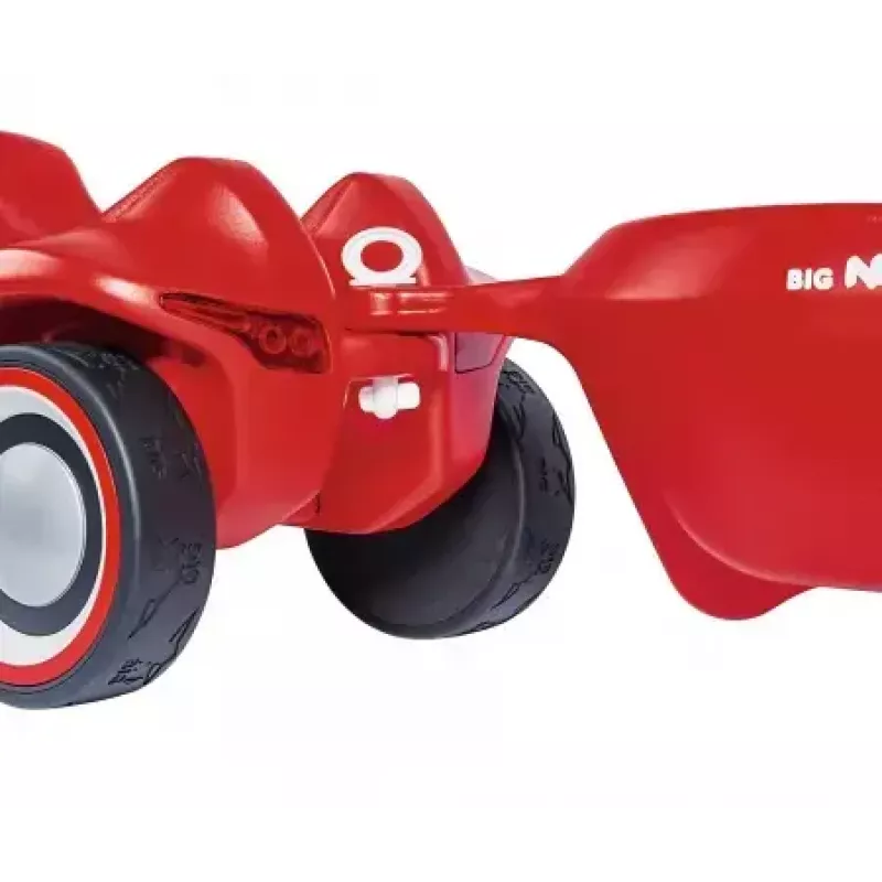 Spielzeugautoanhänger Simba‑Dickie BIG Bobby‑Car Neo Trailer — Kunststoff, rot, für Kinder von 1–5 Jahren