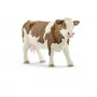 schleich FARM WORLD Fleckviehkuh, 3 Jahr(e), Bauernhof, Bauernhoftiere / Bauernhofspielzeug, Mehrfarbig, Kunststoff, 1 Stk.